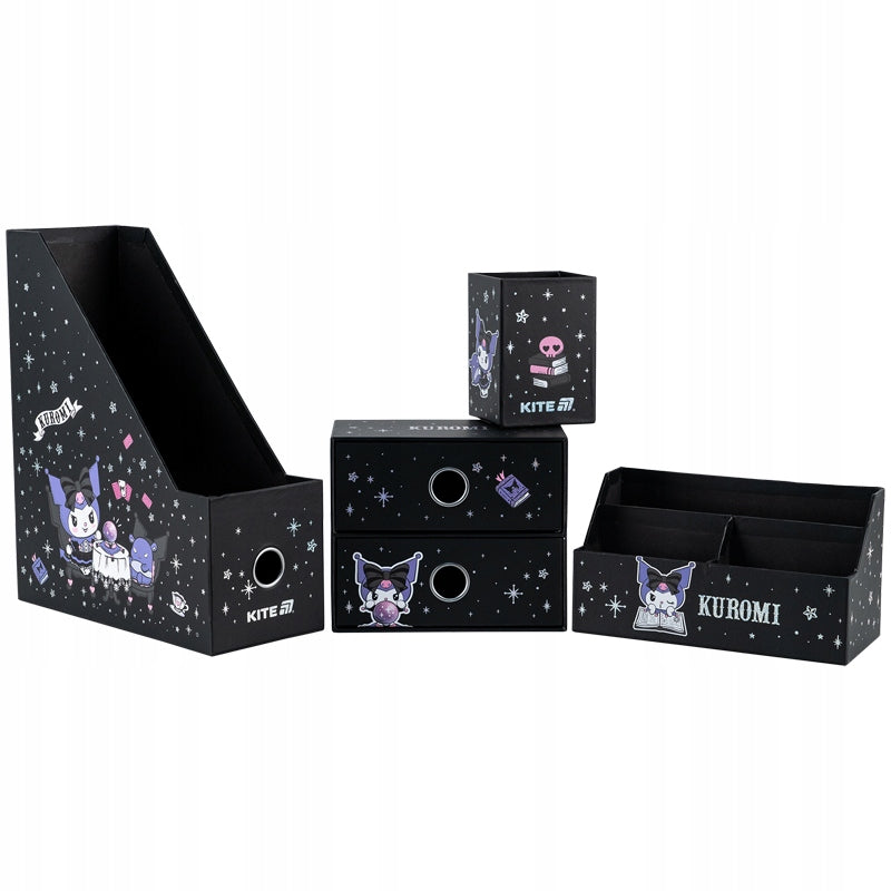 Organizer na artykuly pismiennicze Kuromi Kite 4 elementy