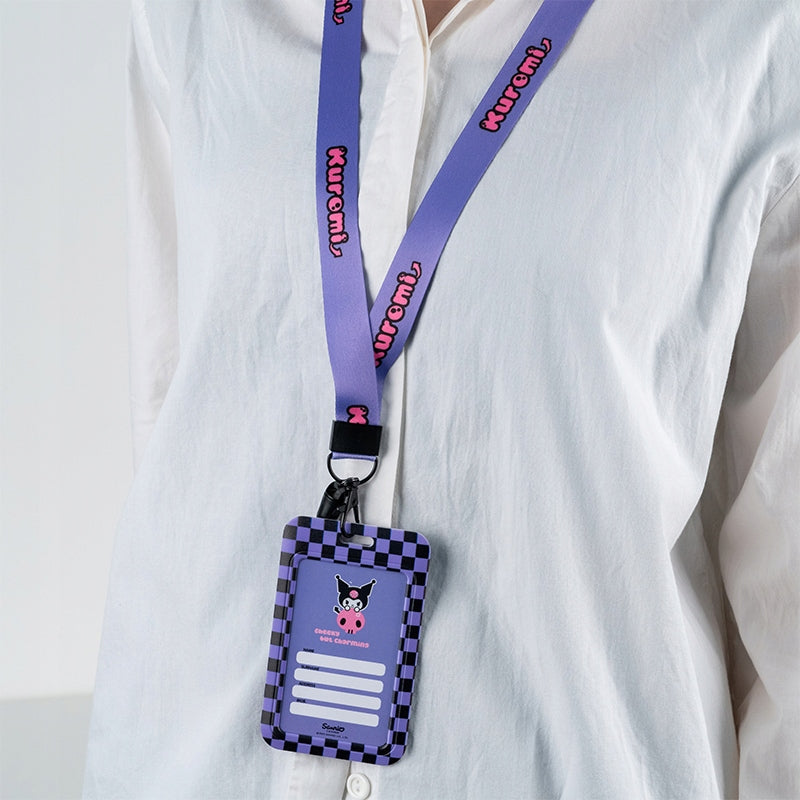 Praktyczne etui na legitymację i karty dla dziewczynek Kuromi Kite