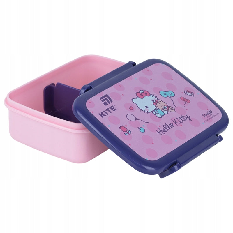 Otwarty snackbox Kite z ruchomym separatorem do porcjowania jedzenia.