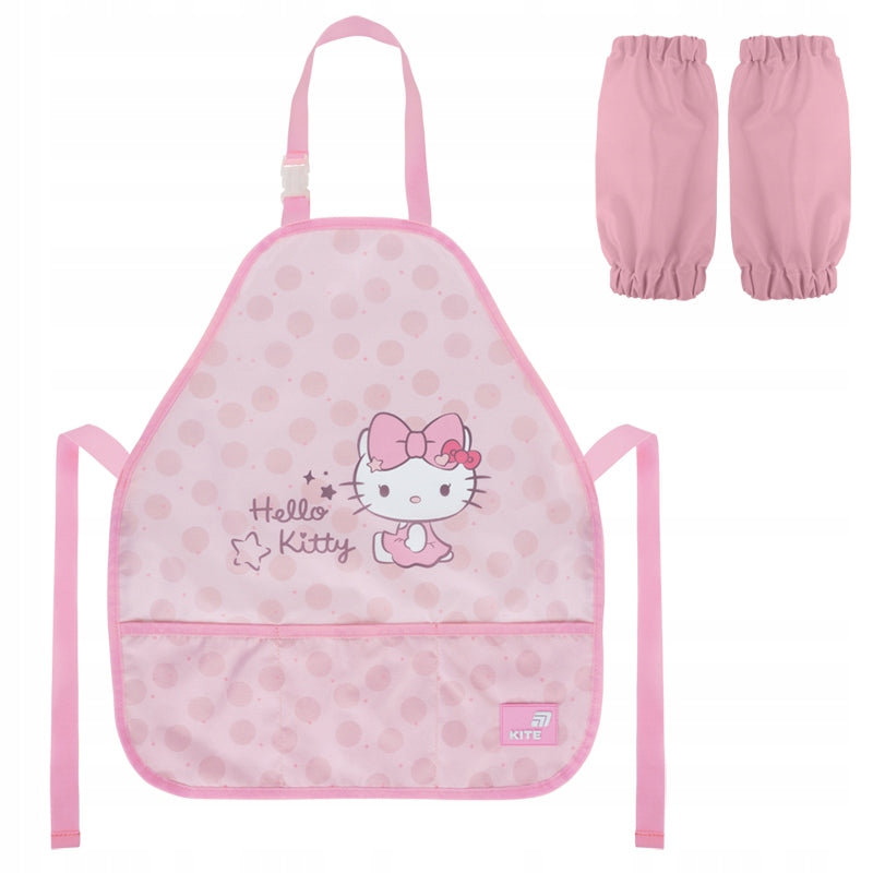 Ogólny wygląd różowego fartuszka ochronnego Hello Kitty Kite.