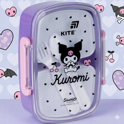 Bezpieczny i bezzapachowy pojemnik na żywność Kite z oficjalną licencją Sanrio.