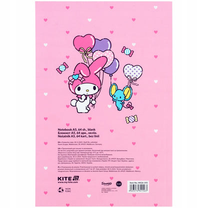 Artykuły papiernicze Kite – wszystko w środku dla fanek My Melody.