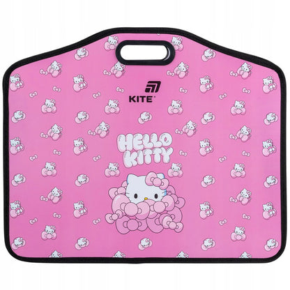 Teczka plastikowa A3+ Kite Hello Kitty z rączką i rzepem.