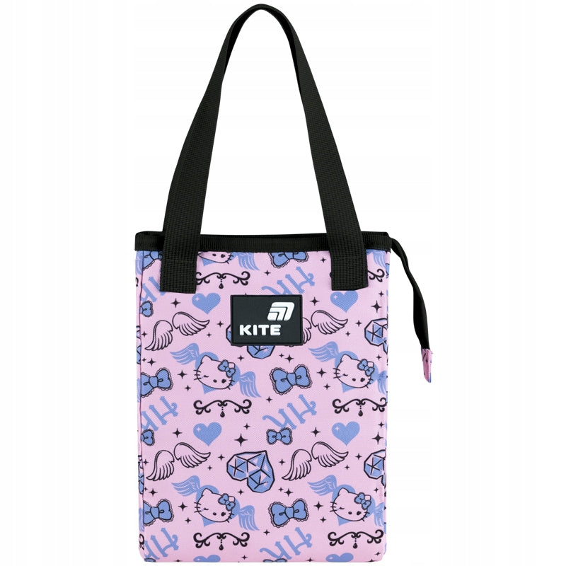 Widok z przodu torby na lunch z motywem Hello Kitty.