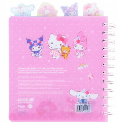 Kołonotatnik Kite Hello Kitty HK26-278 z przekładkami – okładka.