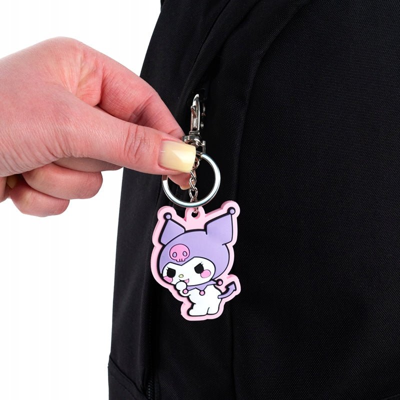 Czarny brelok Sanrio Kuromi do torby.