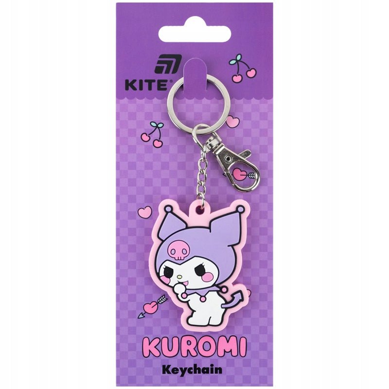 Brelok 3D Kite Kuromi z jednej strony.