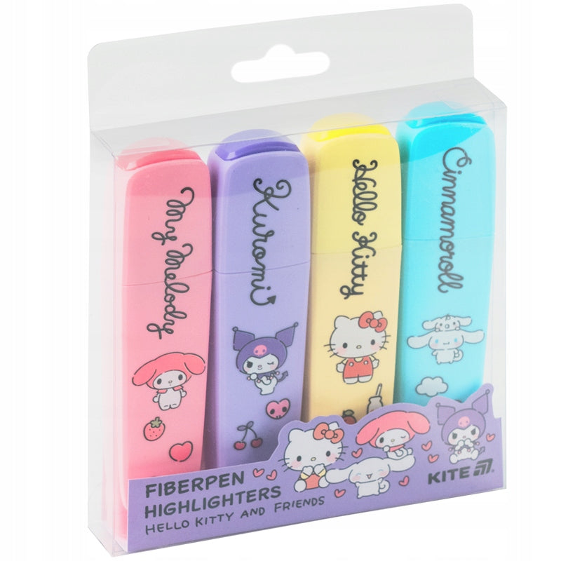 Specyfikacja Kite HK26-444: 4 kolory pastelowe, końcówka 1-5 mm, licencja Hello Kitty.