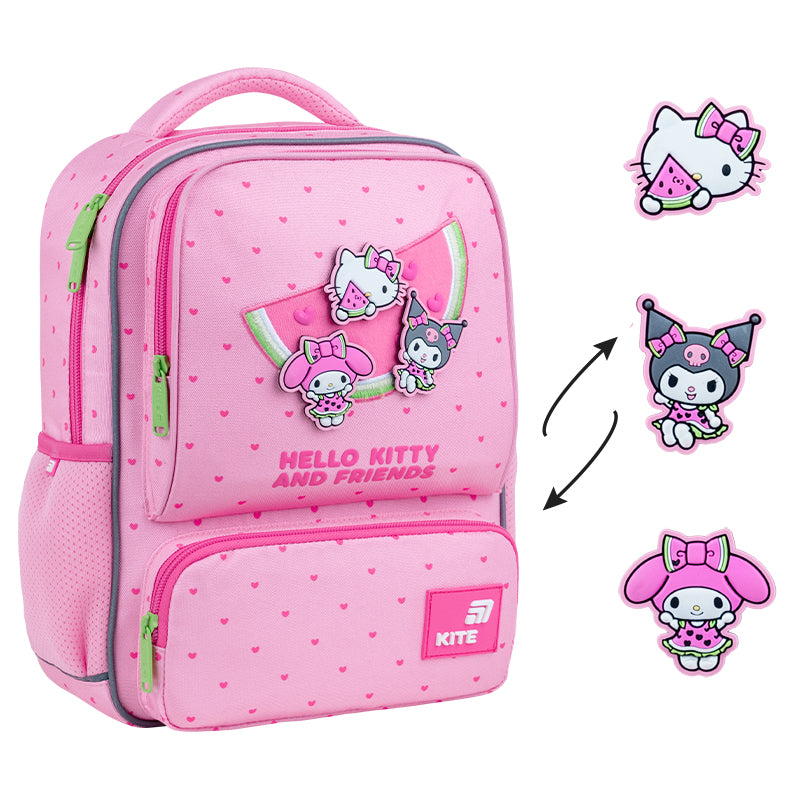 Batoh předškolní Kite Hello Kitty lehký a prostorný pro dívky 4–7 let