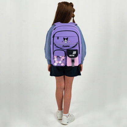 Plecak Kuromi z ergonomicznymi plecami i regulowanymi szelkami