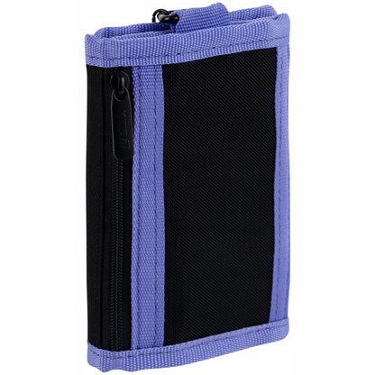 Widok portfela szkolnego Kite Kuromi od tyłu z siatkowaną kieszonką.