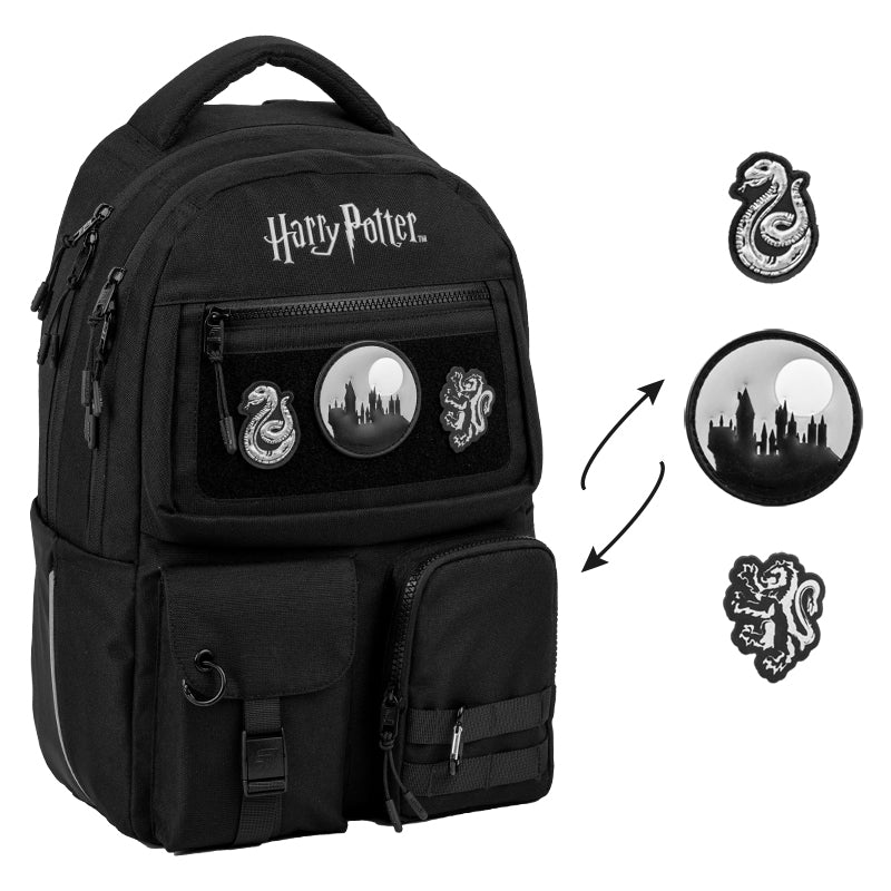 Batoh školní studentský pro chlapce Harry Potter Kite s nášivkami