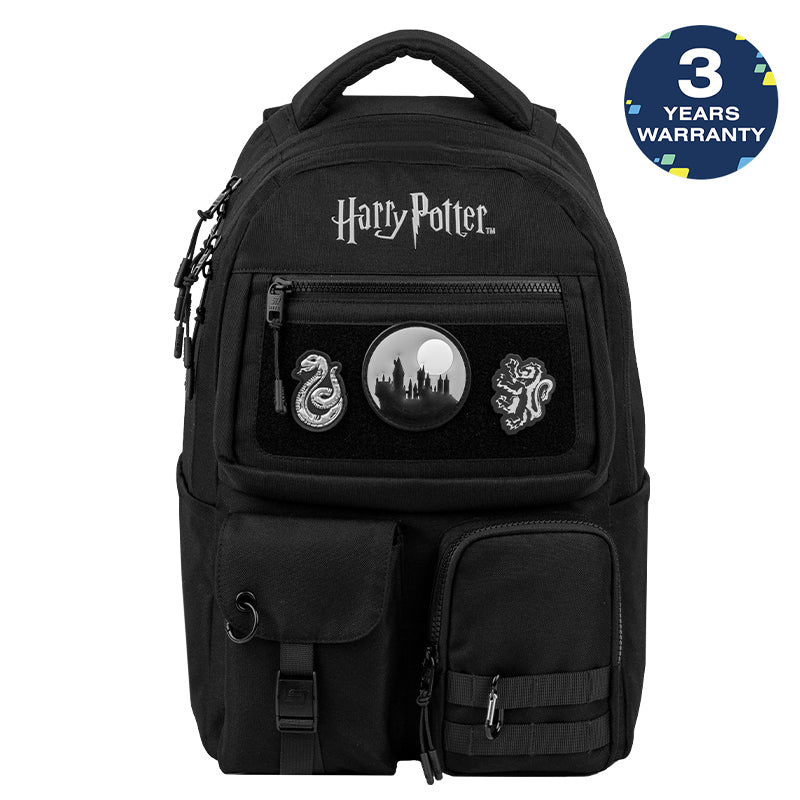 Plecak szkolny młodzieżowy dla chłopców Harry Potter Kite z naszywkami