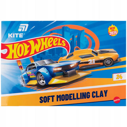 Zestaw plasteliny Hot Wheels Kite 24 kolory dla dzieci