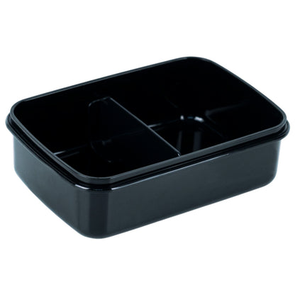 Otwarty snackbox Kite z ruchomym separatorem na drugie śniadanie.