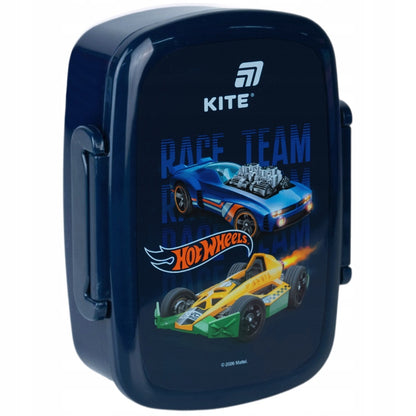 Niebieski lunchbox Hot Wheels Kite 750 ml dla chłopca