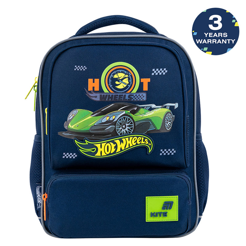 Batoh předškolní Kite Hot Wheels pro chlapce 4–7 let lehký a prostorný