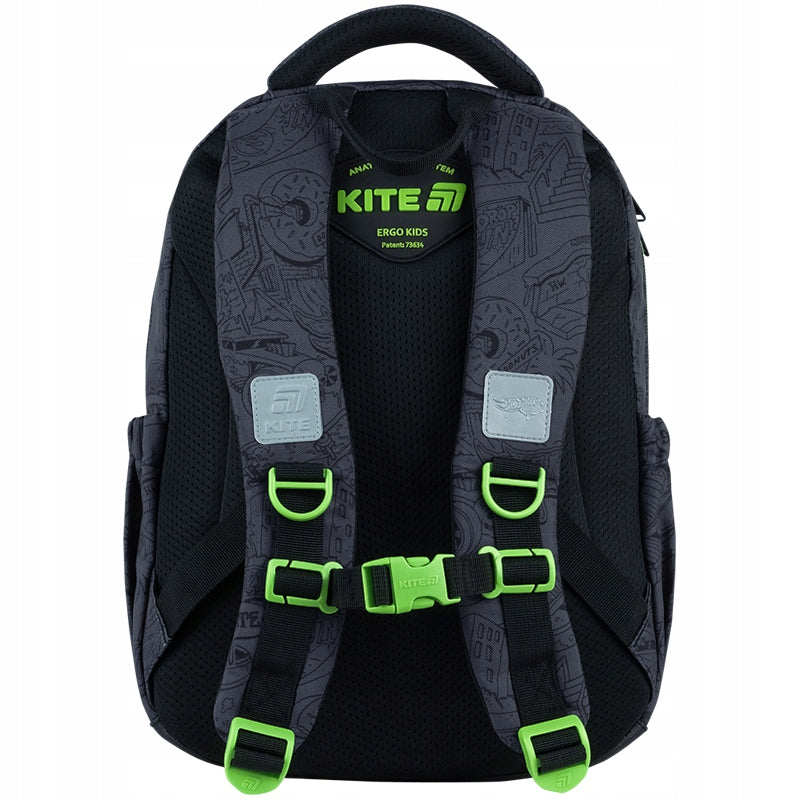 Szerokie anatomiczne szelki z elementami odblaskowymi w kształcie litery S.