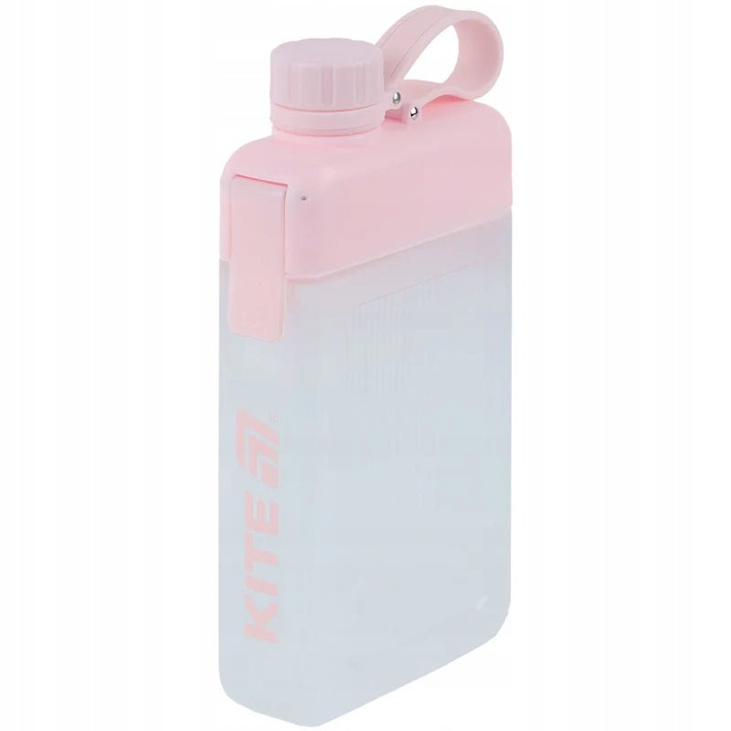 Przezroczysty bidon Kite 450 ml do napojów do 50 stopni z praktyczną zakrętką