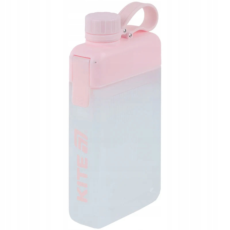Przezroczysty bidon Kite 450 ml do napojów do 50 stopni z praktyczną zakrętką