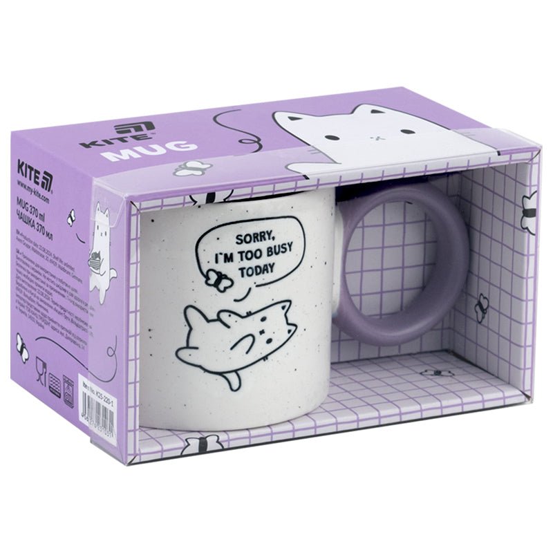 Kubek ceramiczny I Am Too Busy 370 ml Kite