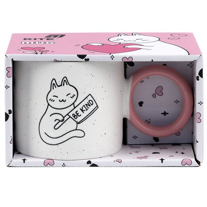 Kubek ceramiczny Be kind 370 ml Kite