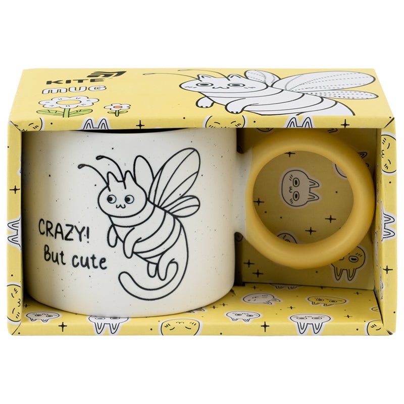 Kubek ceramiczny Crazy cat 370 ml Kite
