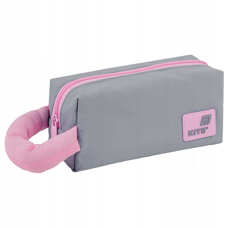 Minimalistyczny piórnik szkolny Kite dla dziewczynek