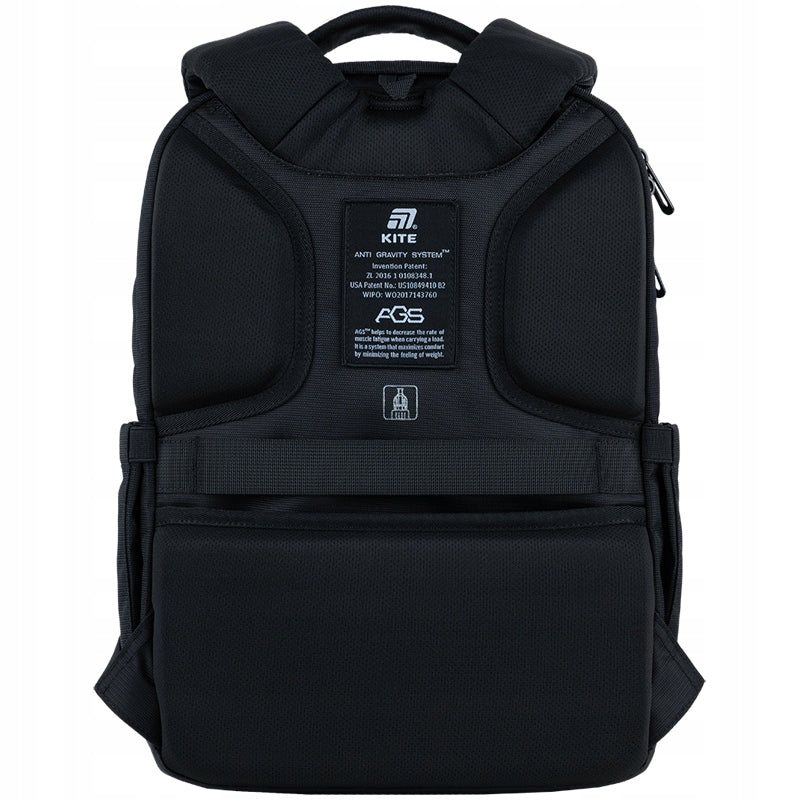 Anatomiczne plecy z oddychającymi poduszkami i systemem AGS.