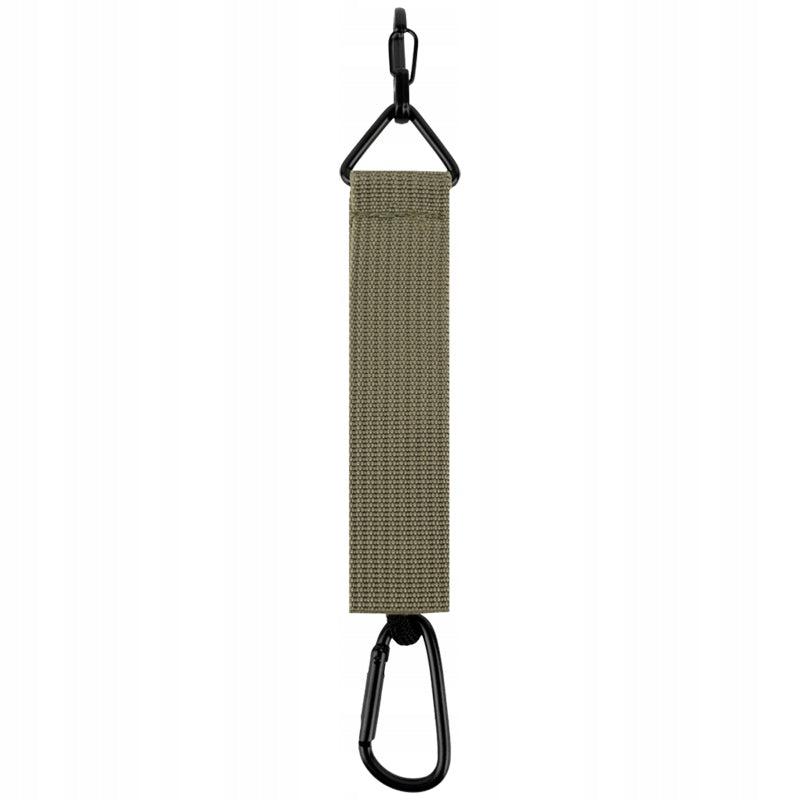 Detal breloka Kite z metalowym karabińczykiem i strukturą 3D