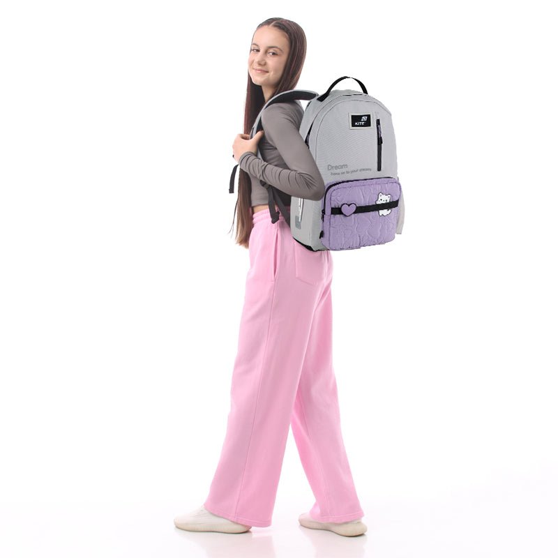 Lekki plecak Kite K25-949L-3 z ergonomicznymi ramiączkami i smyczą na telefon w zestawie