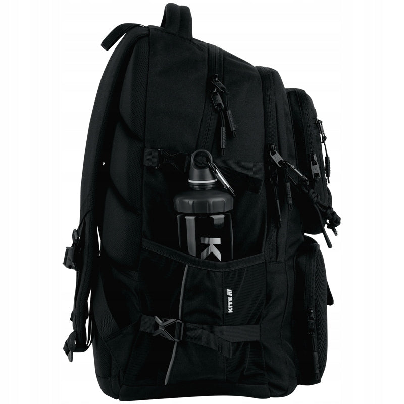 Plecak z kieszeniami bocznymi Kite – elastyczne miejsce na bidon lub wodę.