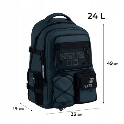 Plecak 2-komorowy Kite – wymiary i głębokość modelu o dużej pojemności.