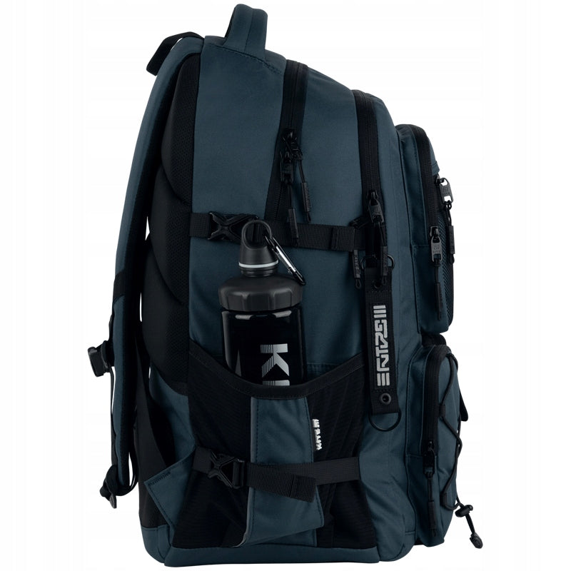 Plecak z kieszeniami bocznymi Kite – siatkowe miejsce na bidon lub wodę.