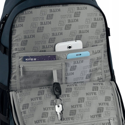 Plecak z organizerem Kite – odpinany brelok na klucze wewnątrz przedniej kieszeni.