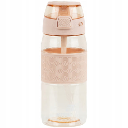 Butelka na wodę Kite 600 ml – nowoczesny design z gumowanym uchwytem.