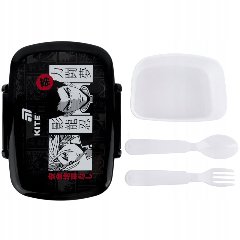 Czarny pojemnik na lunch Kite 750 ml BPA Free.