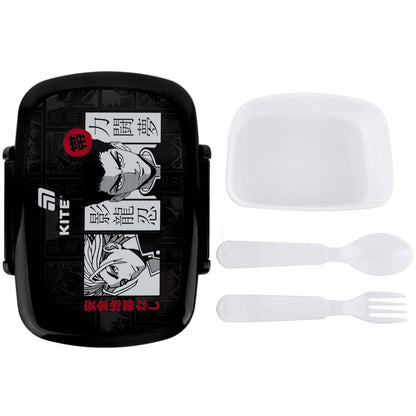 Czarny pojemnik na lunch Kite 750 ml BPA Free.