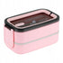 Różowy lunchbox Kite 1400 ml