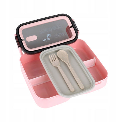 Dwupoziomowy lunchbox Kite – wewnątrz 4 sztuki.