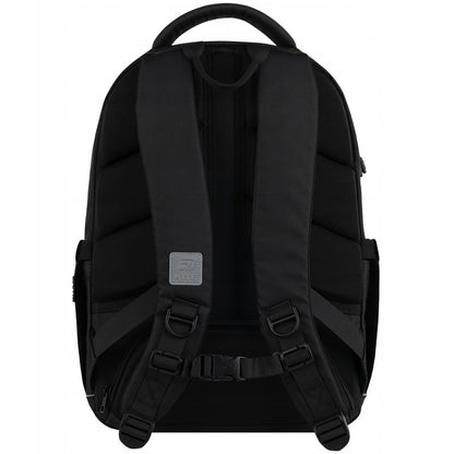 Szerokie szelki z miękką wyściółką redukujące nacisk na ramiona.