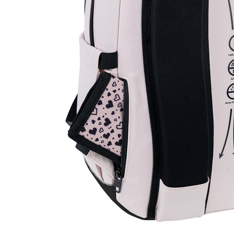 Ukryta kieszeń antykradzieżowa w panelu tylnym na telefon i portfel.