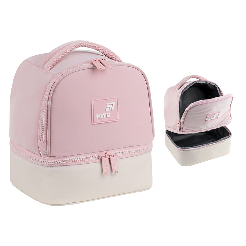 Różowa torba termiczna Kite K26-2708-3 Soft Touch – widok z różnych stron.