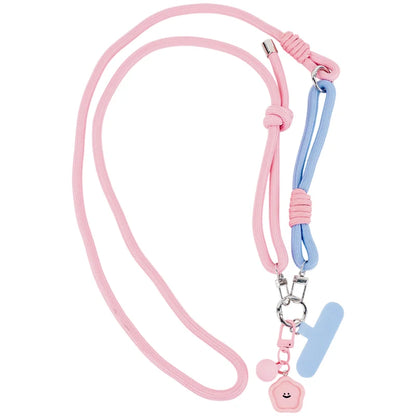 Smycz crossbody Kite pokazana z tyłu z uwzględnieniem faktury splotu