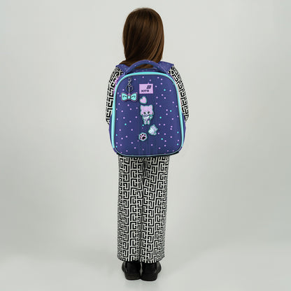 Tornister szkolny Be Friends Kite – widok na dziecku, ergonomiczne dopasowanie