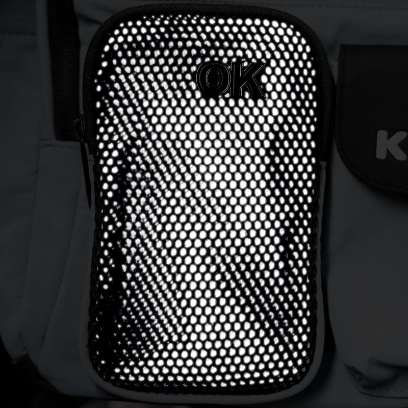 Siatkowa kieszeń wewnętrzna plecaka Kite Urban – detal materiału