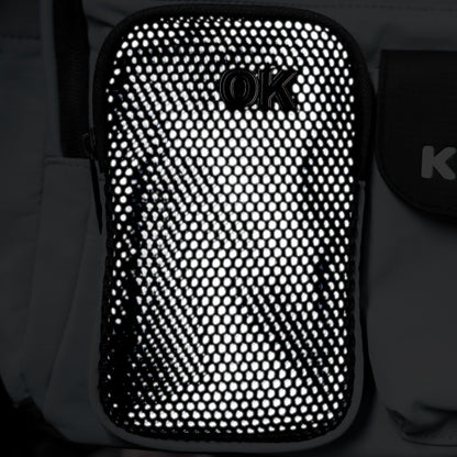 Siatkowa kieszeń wewnętrzna plecaka Kite Urban – detal materiału