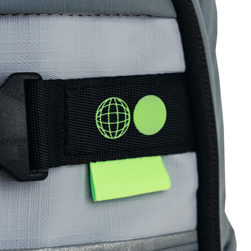 Detale plecaka Kite Urban – zielone akcenty