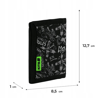 Charakterystyka i dokładne wymiary kompaktowego portfela Kite.