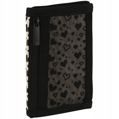 Widok portfela szkolnego Kite od tyłu z siatkowaną kieszonką.